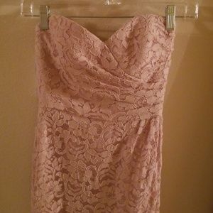 Strapless Blush Dress